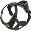 Julius-K9 Pettorina imbottita per cani IDC Longwalk nera/grigia, taglia: 2XS