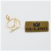 Ciondolo iniziale "D" in oro giallo 18 kt E.1510