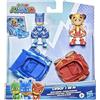 PJ Masks Hasbro Super pigiamini, Gattoboy vs An Yu, Macchine da Corsa Giocattolo per età prescolare, Set con 2 Veicoli e 2 Personaggi, per Bambini dai 3 Anni in su