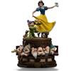 DISNEY BIANCANEVE & i sette Nani Snow White DELUXE Iron Studios Sideshow RARE
