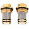 Grohe 1411600M Valvole Antiriflusso, 2 Pezzi, Cromo