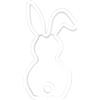 Generico Al Neon Coniglietto - Insegna LED Al Neon A Forma Di Coniglio | Lampada Da Tavolo Con Animali | Illuminazione Decorativa Primaverile Di Pasqua, Display Luminoso A Forma Di Testa Di Conigli