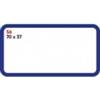 MARKIN Etichette bianche permanenti Markin Copiatabu 70x37 mm bordata conf. 10 blister da 10 ff - X11056