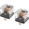 A ABSOPRO 2Pz Relè Impermeabile DC 12V 60A 5 Pin Per Auto Universale | Materiale: Plastica E Metallo; Colore: Trasparente E Tonalità Rame; Dimensioni: 3.1X2.8X3.6Cm; Contatto: 1A 1C 1B