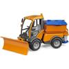 bruder 02690 - VarioCar per il servizio invernale | con sistema di spargimento completamente funzionante, veicolo per lo sgombero della neve dalle strade, macchinina, 1:16