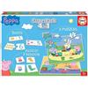 Educa - Peppa Pig Superpack 4 in 1 | 2 Puzzle 25 Pezzi, Gioco Incastri, Gioco Abbinamenti | Licenza ufficiale Peppa Pig | Dai 3 anni (16229)