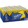 VARTA Pile 9V, Confezione da 20, Industrial Pro, alcaline | 6LP3146 9 V, Made in Germany, conservazione fino a 10 anni, per rilevatore di fumo, rilevatore d'incendio