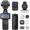 DJI Osmo Pocket 4P Combo Vlog, fotocamera vlog a doppio obiettivo | Zoom ottico 3×, 4K/240fps, gamma dinamica di 17 stop, 103 GB di memoria integrata, luce di riempimento, Osmo FrameTap
