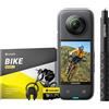 Insta360 X3 Kit Bici Action Cam 360 impermeabile con sensore da 1/2 foto 360 da