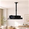 Staffa a Soffitto Telescopico Supporto Regolabile per Home Cinema, Ufficio