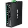 ‎TRENDnet TRENDnet 10-Port Industrial Gigabit PoE+ DIN-Rail Switch, 8 x Gigabit PoE+ Ports