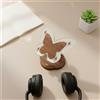 Rialzo da Scrivania a Forma di Farfalla Design Ergonomico per Ufficio