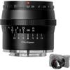 TTArtisan 50mm F1.2 Obiettivo APS-C MF per fotocamere E-Mount A5000 A6500 A6600 NEX-3 NEX-3N NEX-7 NEX5 CA7 A7I A7I A7R A7RII A7RIII A7RIV A7S A7SI A7SII A9 e altro.(Nero)