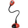 HUE HD: Telecamera USB y visualizzatore portatile con microfono, Rosso | Flessibile Full HD 1080p per insegnamento/streaming, microfono integrato, compatibile con Windows/ChromeOS/MacOS/iPadOS 17+