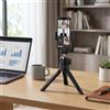 Generic Mini treppiede per telefono cellulare da tavolo giunto sferico per | Mini supporto girevole a 360° per proiettori, fotocamere e DSLR, supporto da tavolo compatto, regolabile, filettatura 0,6 cm