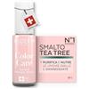 PODERM Smalto per Unghie Curativo al Tea Tree - Rosa | 8 ML - Swiss Lab | Purifica, Chiarisce e Nutre Unghie Gialle e Danneggiate | Arricchito con Tea Tree, Silicio e Biotina | Creato da un Podologo
