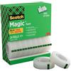 Scotch Nastro Adesivo Invisibile Magic, 24 Rotoli, 19 mm x 33 m | Nastro Adesivo Multiuso per Riparazione Documenti, Etichettatura e Sigillatura; Finitura Opaca, Invisibile e Scrivibile