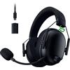 Razer BlackShark V3 XBOX S|X - Cuffie wireless per eSport - Driver TriForce da 50 mm - Microfono a banda larga rimovibile - HyperSpeed 2,4 GHz e Bluetooth - Audio surround - Xbox/PC | Nero