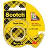 Scotch Nastro Biadesivo, 1 Rotolo con Dispenser Manuale, 12,7 mm x 6,3 m | Nastro Biadesivo Trasparente a Lunga Durata per Foto, Poster, Lavoretti Creativi e Riparazioni; Forte, Sicuro per le Foto