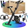 ZIPRO Cyclette da Casa Pieghevole Magnetica Smart Salvaspazio Indoor 110 kg | Uso interno, Allenamento cardio, Bici fitness richiudibile, Appartamento e camera, Palestra domestica, Pedalata indoor
