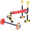 Generic Attrezzatura fitness per bambini con monitor a LED inclinato e manubrio, ellittico da interno per esercizi per bambini