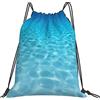 Lsjuee Tranquillo scenario subacqueo unisex semplice borsa con coulisse per il tempo libero, borse con coulisse da palestra, borse portaoggetti per zaino portatile da esterno