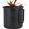 Generico Tazze da caffè da campeggio, Tazze da caffè in metallo portatile leggera | Tazze Zaino in spalla Contenitore per alimenti Acqua potabile Cucina per campeggio Escursionismo Ca