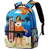 Lsjuee Zaino per laptop da lavoro Zaino per sport all'aria aperta Borsa a tracolla da scuola per orso da spiaggia per ragazzo e ragazza