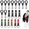 Valicaer Portabottiglie per cintura, in nylon, 20 pezzi | nylon e metallo, anelli in silicone, resistenti all'abrasione, design antiscivolo regolabile, presa sicura, per cintura/zaino