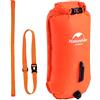 Naturehike boa nuoto acque libere gonfiabile 28L,leggero portatile Impermeabile,2 airbag,Sicurezza Swim Buoy per Sport Acquatici, Nuotatori, Triatleti, Kayaker e Snorkeling