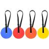 Chroavel Set di 4 dischi per bersaglio da calcio, con cinghie regolabili per precisione di tiro e allenamento bersaglio all'aperto, dischi da 15,8 cm