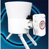 Generic Macchina per palline da ping pong con telecomando, robot da ping pong per esercitazioni scolastiche a casa, controllo della velocità e motore potente, capacità per 120 palline