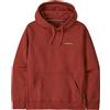 Patagonia Maglia Boardshort Logo Uprisal Hoody Rusty Red