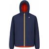 Kway Giacca Jack St Warm Double Uomo Blue Depth/Red Dk Chili