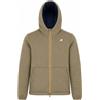 Kway Giacca Jack Spacer Nylon Double Uomo Green Army/Blue Depth