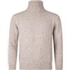 Universal Works Maglia Tweed Knit Uomo Oatmeal