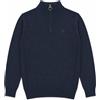 Barbour Maglia Essential Lambswool Zip Uomo Navy