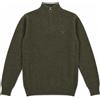 Barbour Maglia Essential Lambswool Zip Uomo Sage Green