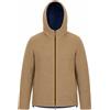 Kway Giacca Claudel Wool Bonded Double Uomo Beige Khaki/Blue Depth