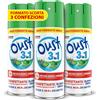 OUST 3in1 Spray Elimina Odori Disinfettante - 3 Confezioni da 400ml | Uccide il 99,9% dei Batteri, Elimina gli Odori di Fumo, Animali Domestici, Cibo, Bagno, Muffa e Umidita'