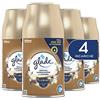 Glade Automatic Spray, Profumatore per Ambienti, Sandalo, 4 Ricariche | Fino a 2 Mesi di Fragranza, Rilascio di Fragranza ogni 9, 18 o 36 Minuti, Formato Scorta