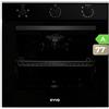 EVVO Forno elettrico da incasso, efficienza A - 2800 W, 72 litri, funzione griglia, 4 programmi, timer, comando selezionatore, porta triplo vetro modello: H10 (nero)