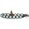 TAMASHII BRACCIALE 1 GIRO CON PIETRE GIADA VERDE LAGO DA 6 MM BHS601-215