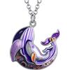 DALANE Smalto Lega Collana Balena Carino Oceano Pesce Ciondolo Balena Gioielli Giorno della Mamma Regali per le donne Ragazze Decor