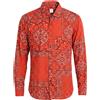 GMF 965 - Camicia fantasia - Rosso pomodoro