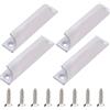 WUPENGZON 4 maniglie esterne per porta del balcone, in lega di alluminio con viti, maniglia per porta scorrevole, maniglia per cassetti dell'armadio, maniglie per porte del balcone, porte scorrevoli, cassetti