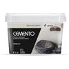 GECKOS Pittura Decorativa per Interni Effetto Cemento 2 LT Vernice Murale Pronta all'Uso per Pareti Finitura Cemento Facile Applicazione Ideale per Soggiorno E Camera Da Letto