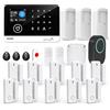 TUGARD 22 Pezzi Wireless WiFi/GSM Smart Home Sistema di Allarme con App, Rilevatore di Movimento, Sensori Porte e Finestre, Telecomandi, Sirena, Compatibile con Alexa & Google Assistant