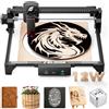 ELIDOR Z6 - Macchina per incisione laser da 12 W, potenza 60 W, area di lavoro 300 x 300 mm, precisione 0,01 mm, macchina per incisione laser ad alta precisione per legno, modellismo, pelle, vetro