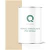 Q-COVER Vernice per mobili satinata, colore: Avorio chiaro RAL 1015, 1 L, colore legno per interni | coprente, a base d'acqua, antigraffio, per cucine, armadi, tavoli, giardino